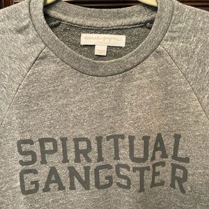 Spiritual Gangster grey crew neck